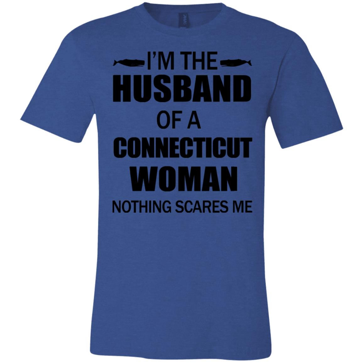 I'm The Husband Of A Connecticut Woman T Shirt - T-shirt Teezalo
