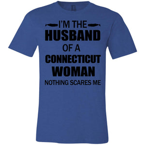 I'm The Husband Of A Connecticut Woman T Shirt - T-shirt Teezalo