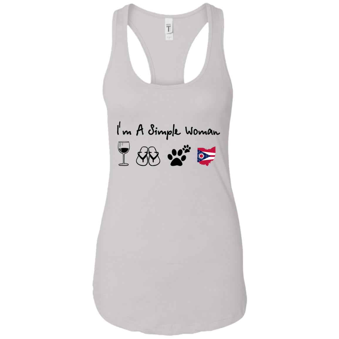 Ohio I'm A Simple Woman Hoodie - Hoodie Teezalo