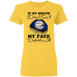 Virginia If My Mouth Doesn't Say It My Face Definitely It T-Shirt - T-shirt Teezalo
