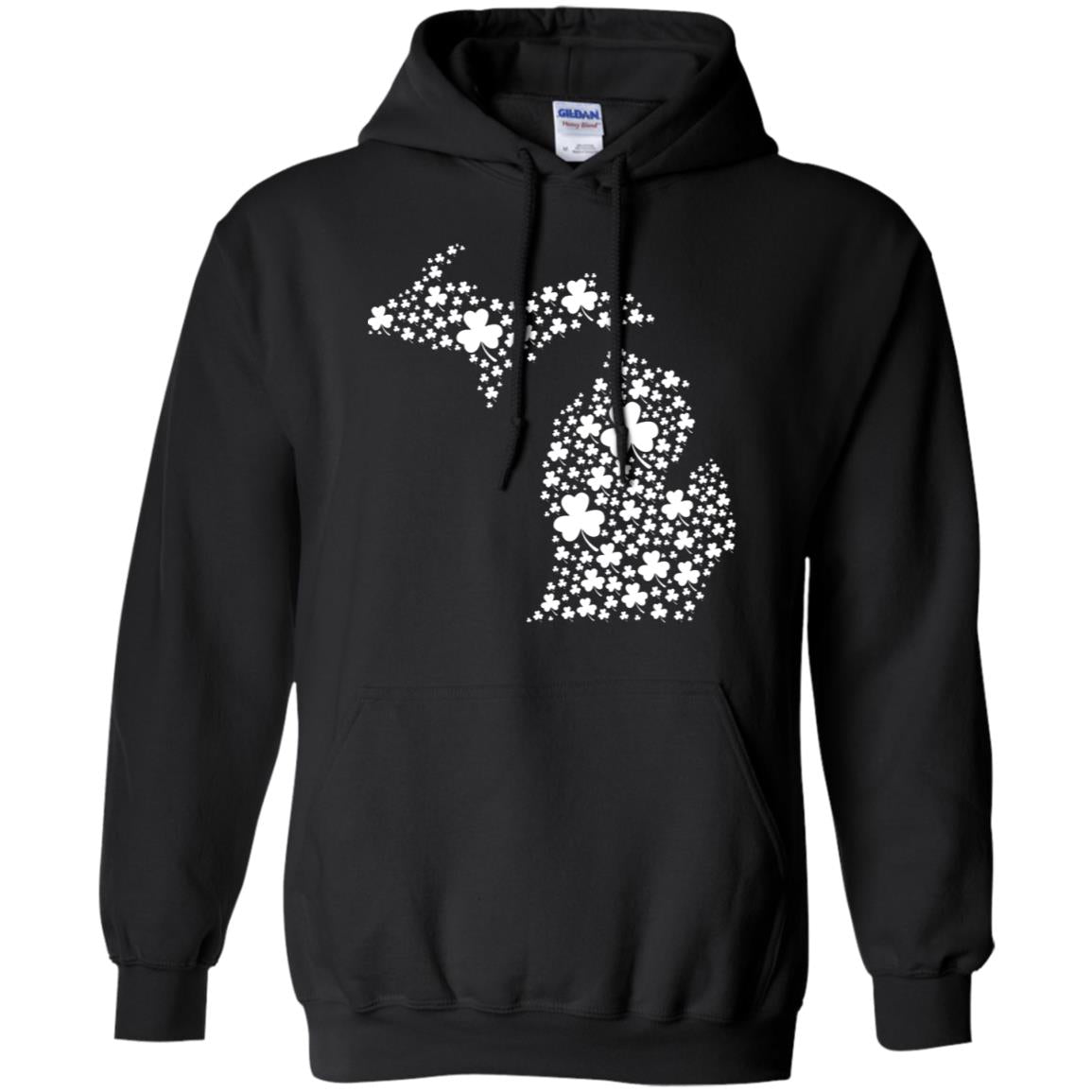 Michigan Shamrock T-Shirt - T-shirt Teezalo