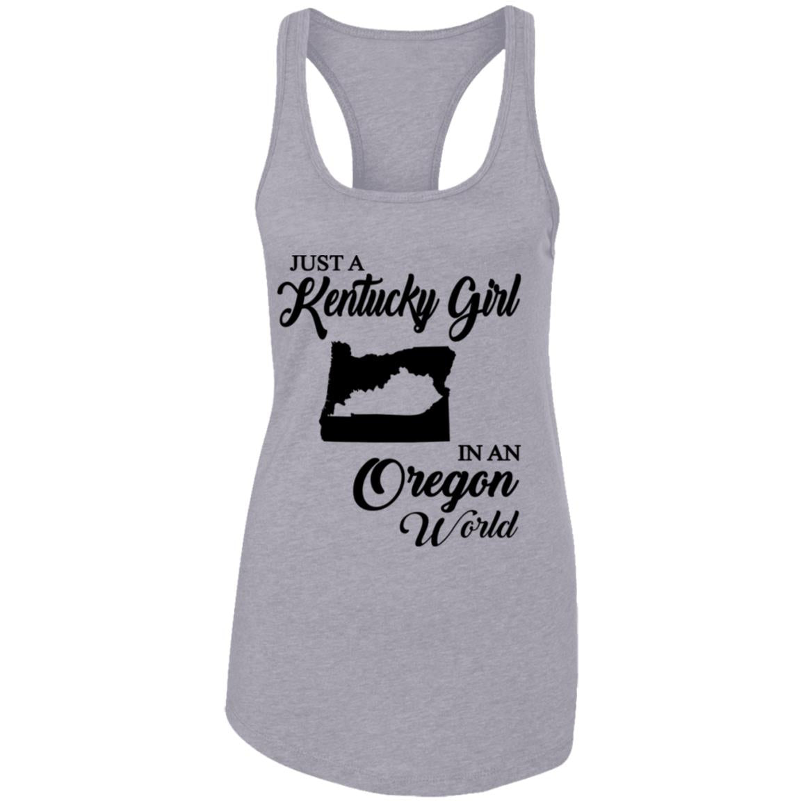 Just A Kentucky Girl In An Oregon World T-Shirt - T-shirt Teezalo