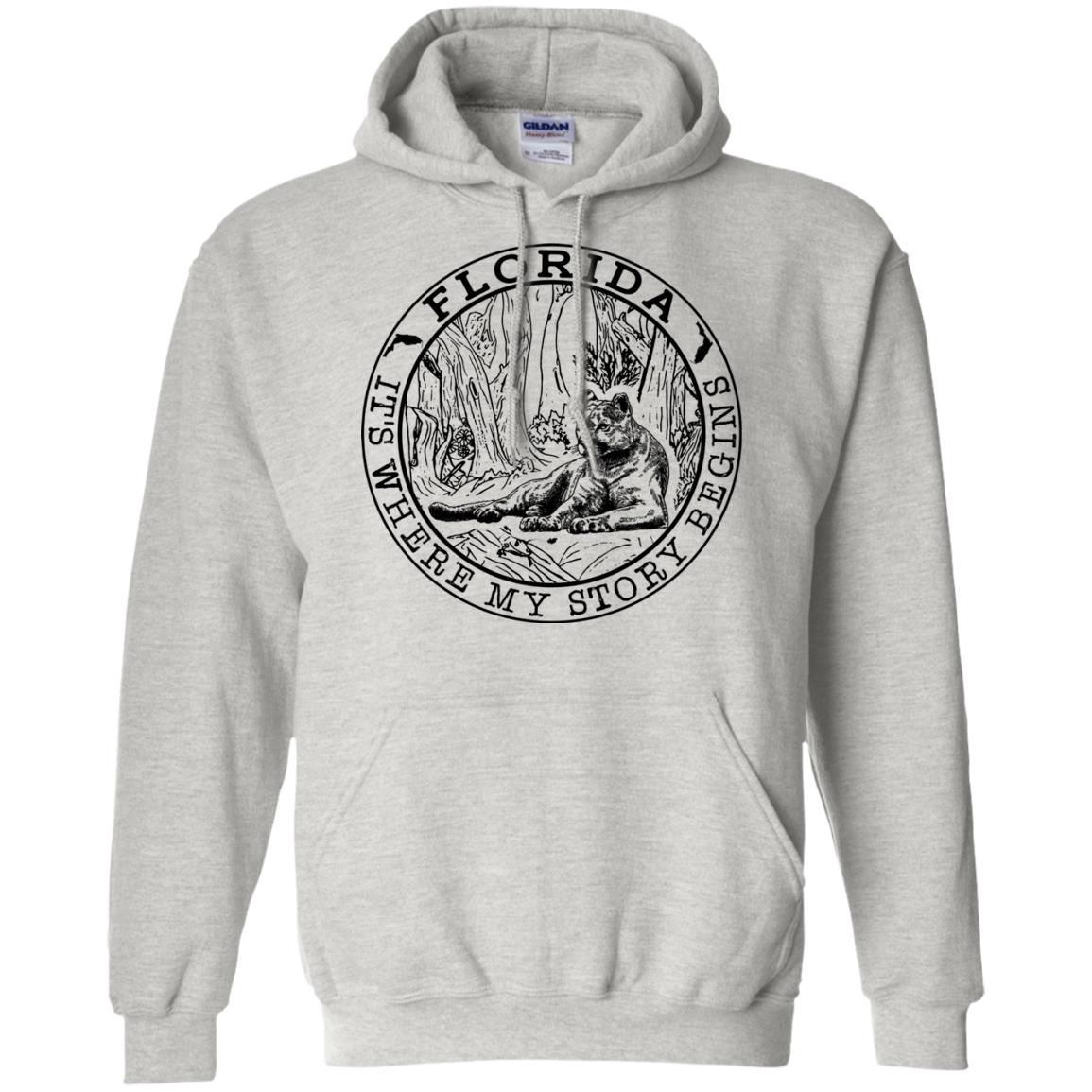 Florida It's Where My Story Begins Hoodie - Hoodie Teezalo