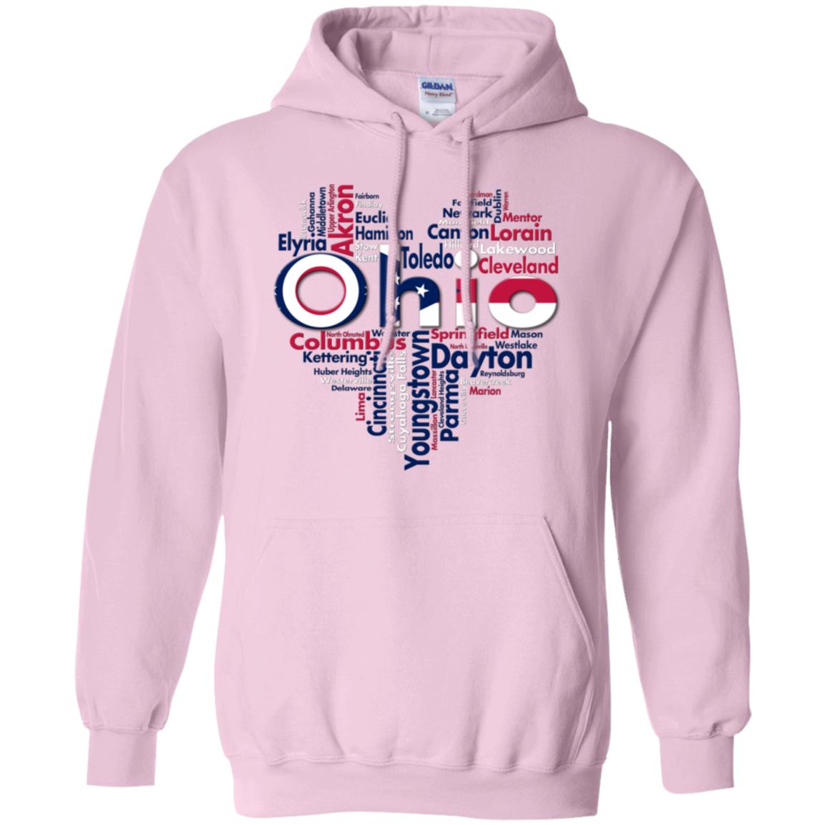 Ohio City Heart T-Shirt - T-shirt Teezalo