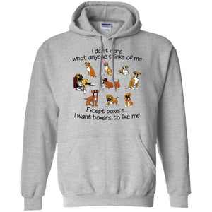 I Want Boxers To Like Me Hoodie - Hoodie Teezalo