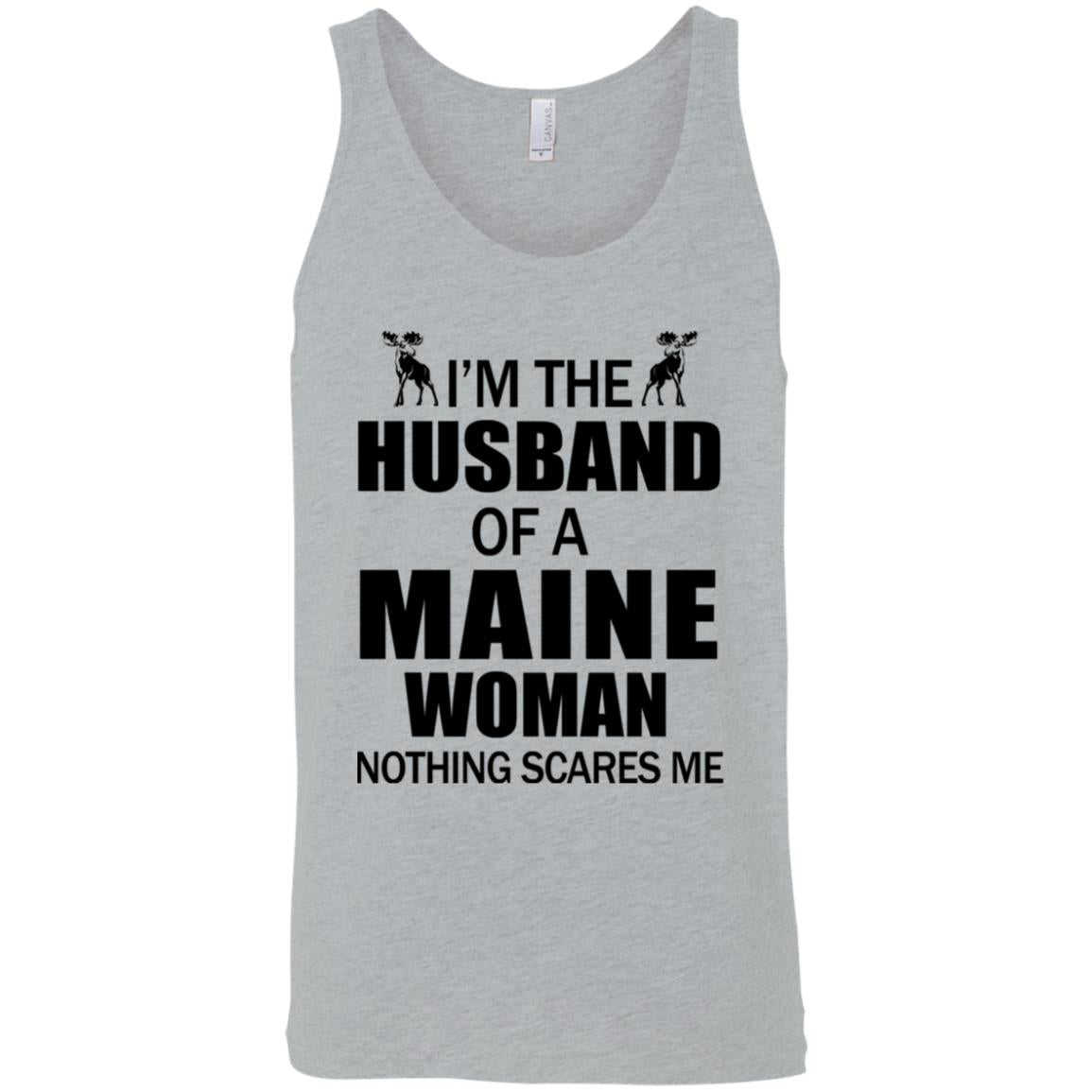 I'm The Husband Of A Maine Woman T-Shirt - T-shirt Teezalo