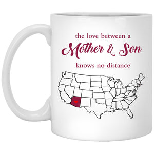 Rhode Island Arizona The Love Between Mother And Son Mug - Mug Teezalo