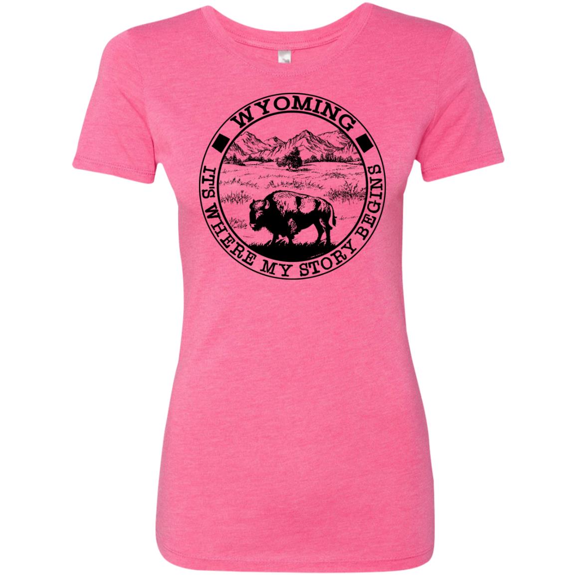 Wyoming It's Where My Story Begins Hoodie - Hoodie Teezalo