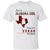 Just An Alabama  Girl Living In A Texas World T-shirt - T-shirt Born Live Plaid Red Teezalo