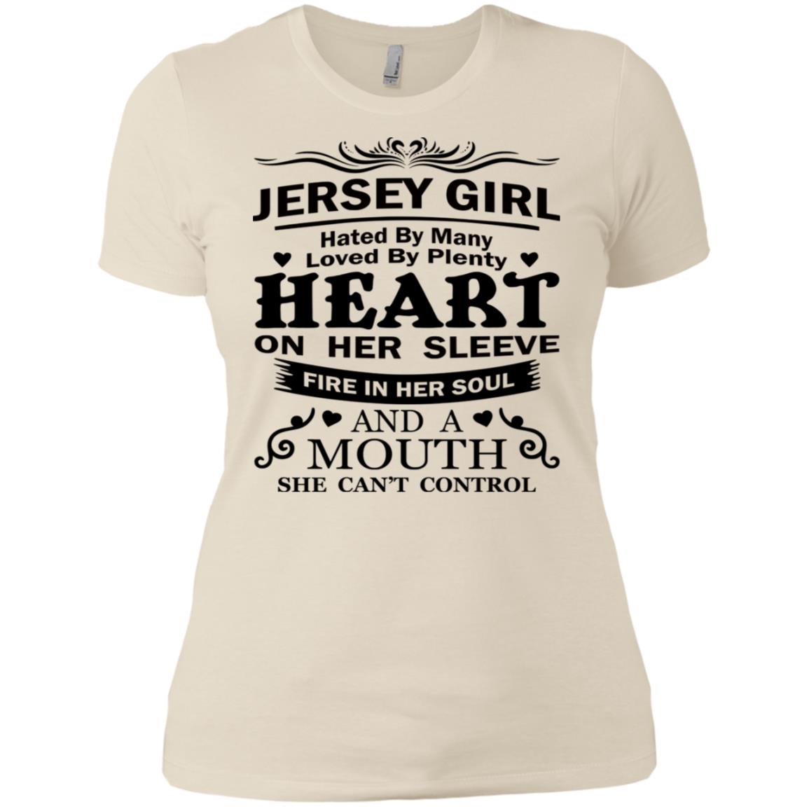 Jersey Girl Hated By Many Loved By Plenty Hoodie - Hoodie Teezalo