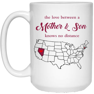 Connecticut Nevada The Love Between Mother And Son Mug - Mug Teezalo