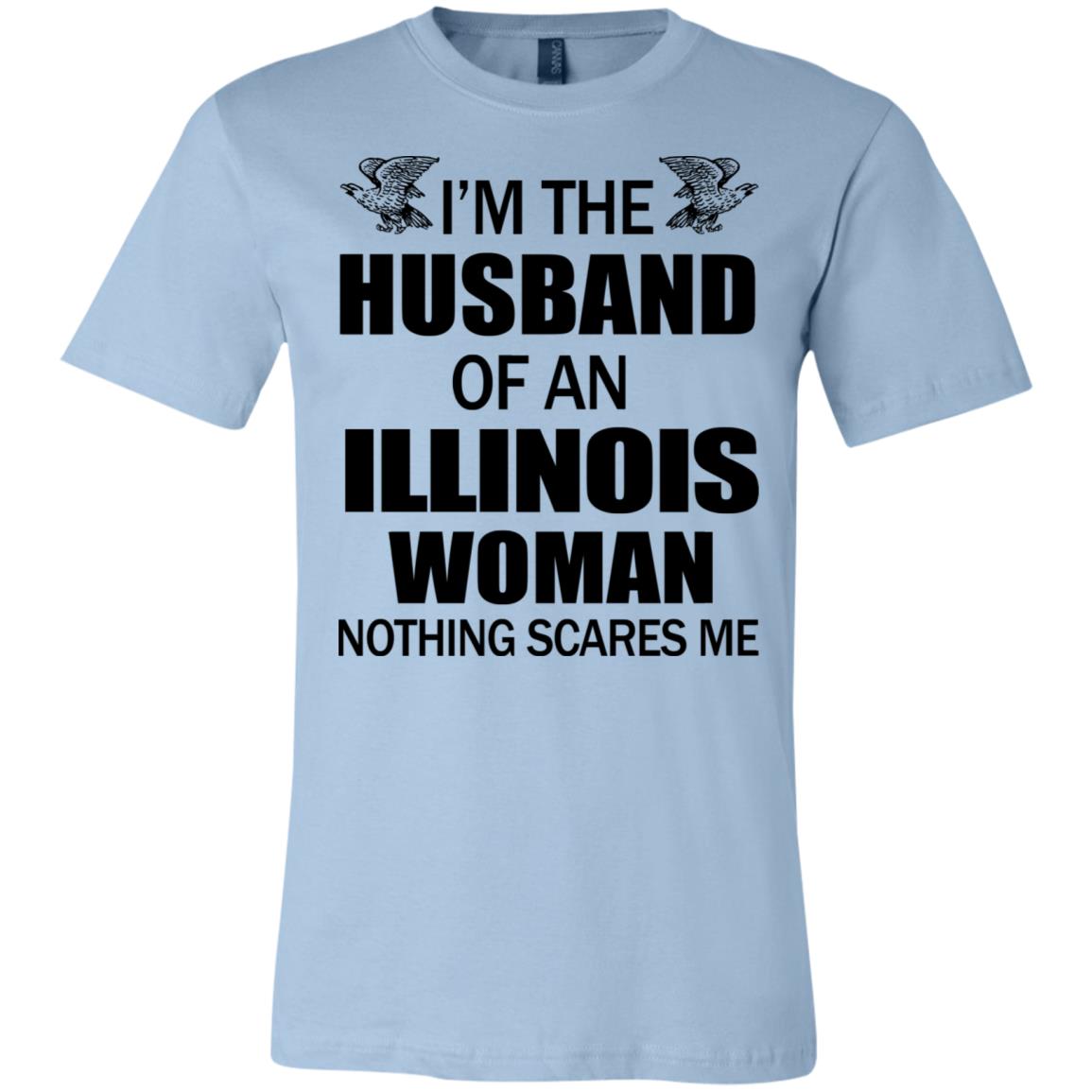 I'm The Husband Of An Illinois Woman T-shirt - T-shirt Teezalo