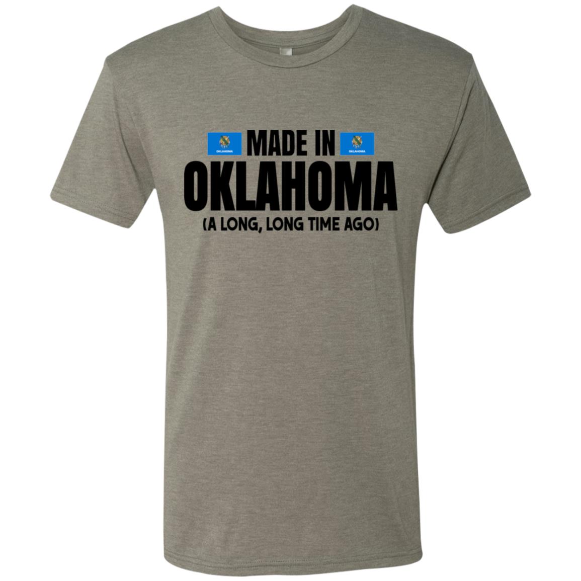 Made In Oklahoma A Long Long Time Ago T- Shirt - T-shirt Teezalo
