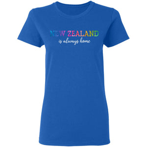 New Zealand Is Always Home T-Shirt - T-shirt Teezalo