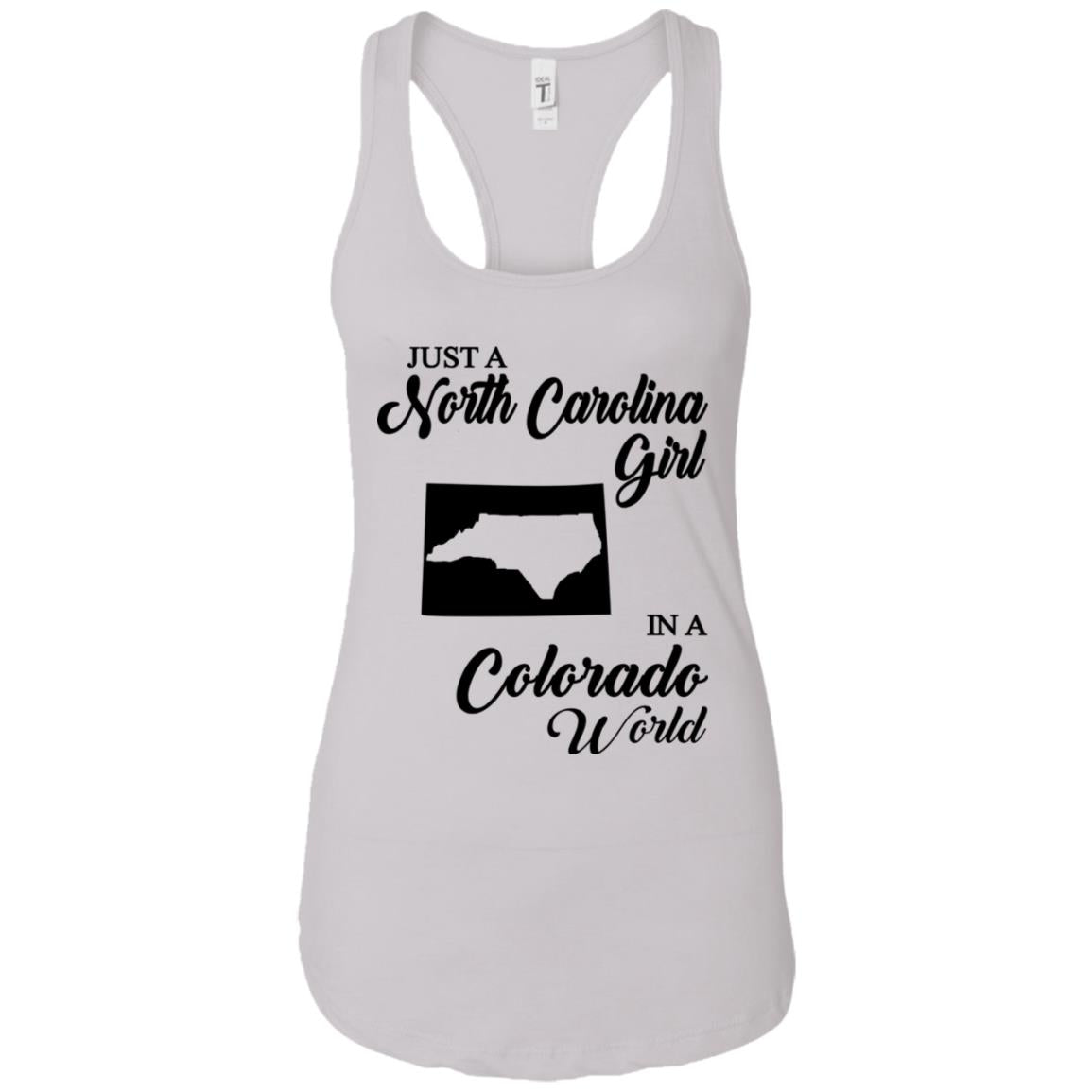 Just A North Carolina Girl In A Colorado World  T- shirt - T-shirt Teezalo