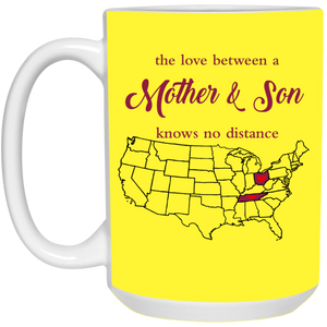 Ohio Tennessee The Love Mother And Son Mug - Mug Teezalo