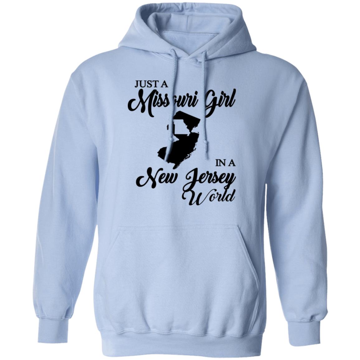 Just A Missouri Girl In A New Jersey World T-Shirt - T-shirt Teezalo