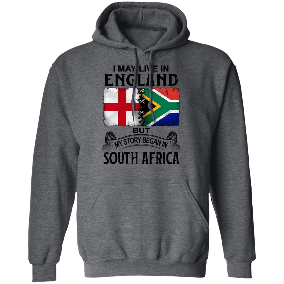 Live In England But My Story Began In South Africa T-Shirt - T-shirt Teezalo