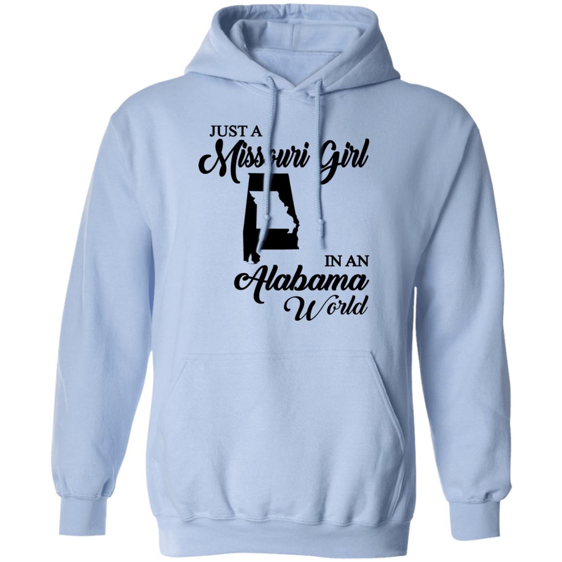 Just A Missouri Girl In An Alabama World T Shirt - T-shirt Teezalo