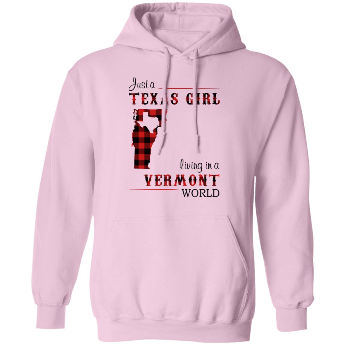 Just A Texas Girl Living In A Vermont World T- Shirt - T-shirt Teezalo