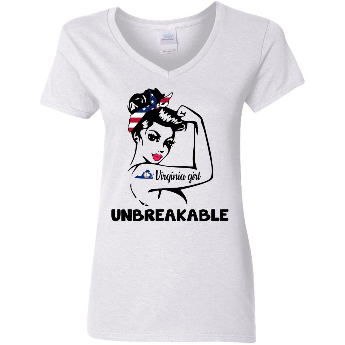 Virginia Girl Unbreakable T-Shirt - T-shirt Teezalo