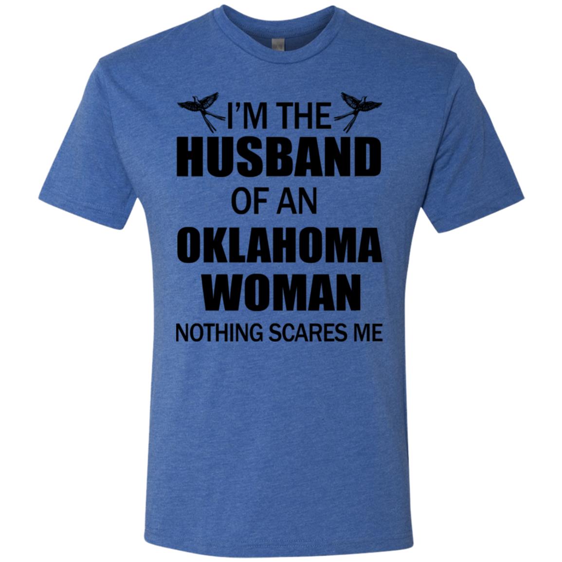 I'm The Husband Of An Oklahoma Woman T Shirt - T-shirt Teezalo