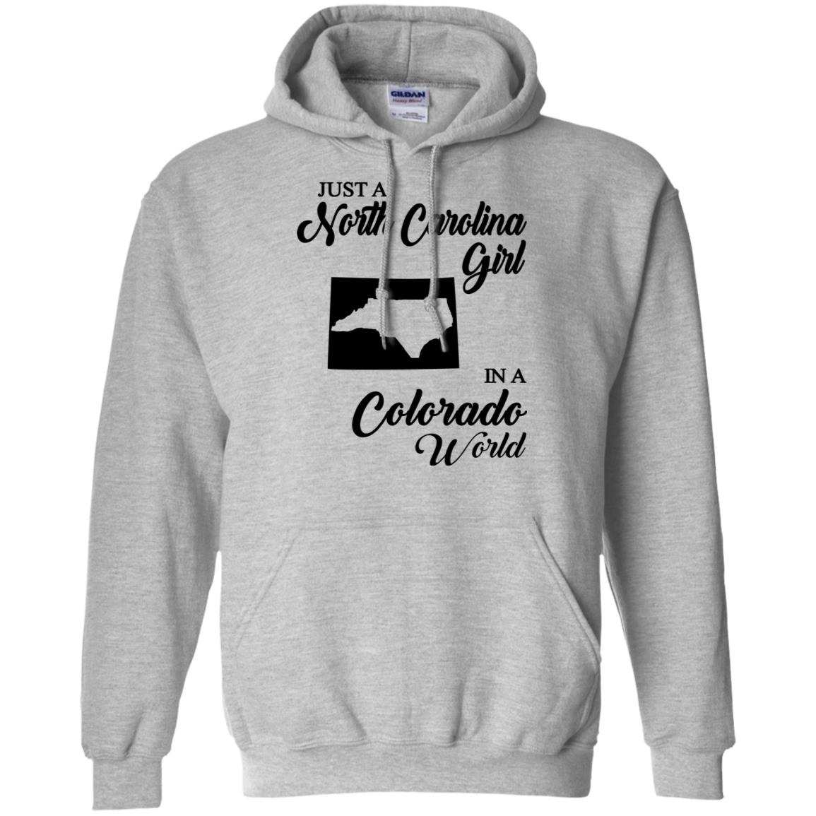 Just A North Carolina Girl In A Colorado World  T- shirt - T-shirt Teezalo