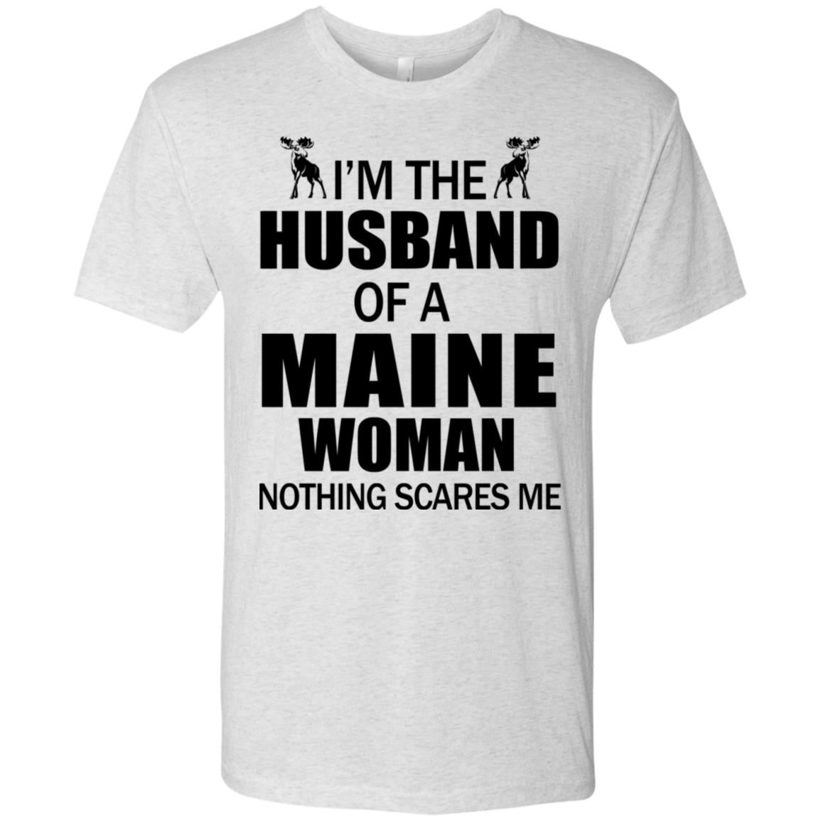 I'm The Husband Of A Maine Woman T-Shirt - T-shirt Teezalo