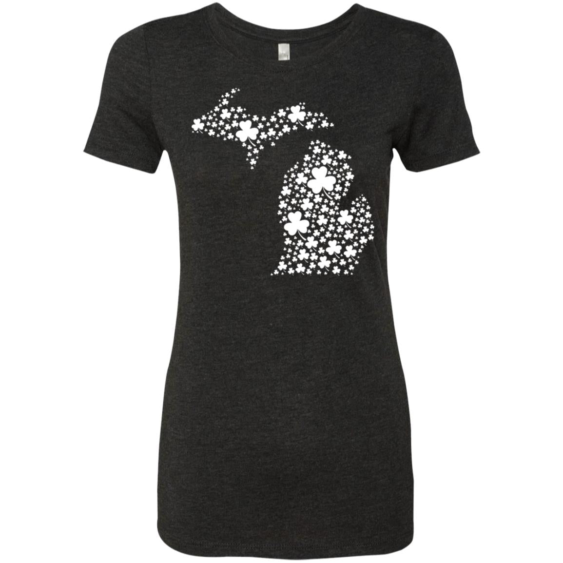 Michigan Shamrock T-Shirt - T-shirt Teezalo