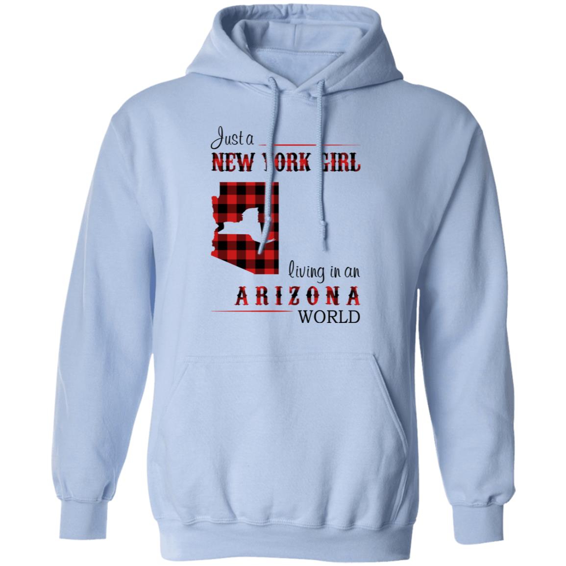 Just A New York Girl Living In Arizona World T-Shirt - T-shirt Teezalo