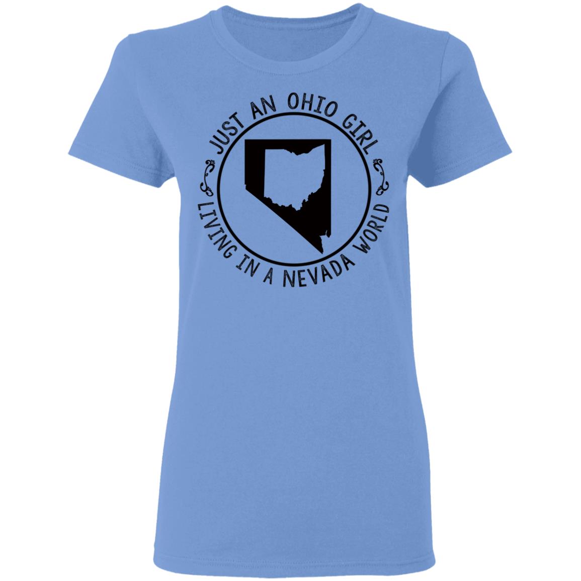 Ohio Girl In Nevada World Hoodie - Hoodie Teezalo