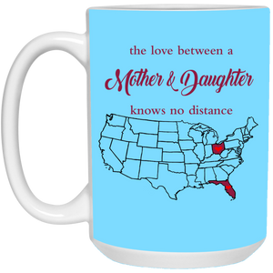 Ohio Florida The Love Mother And Daughter Mug - Mug Teezalo