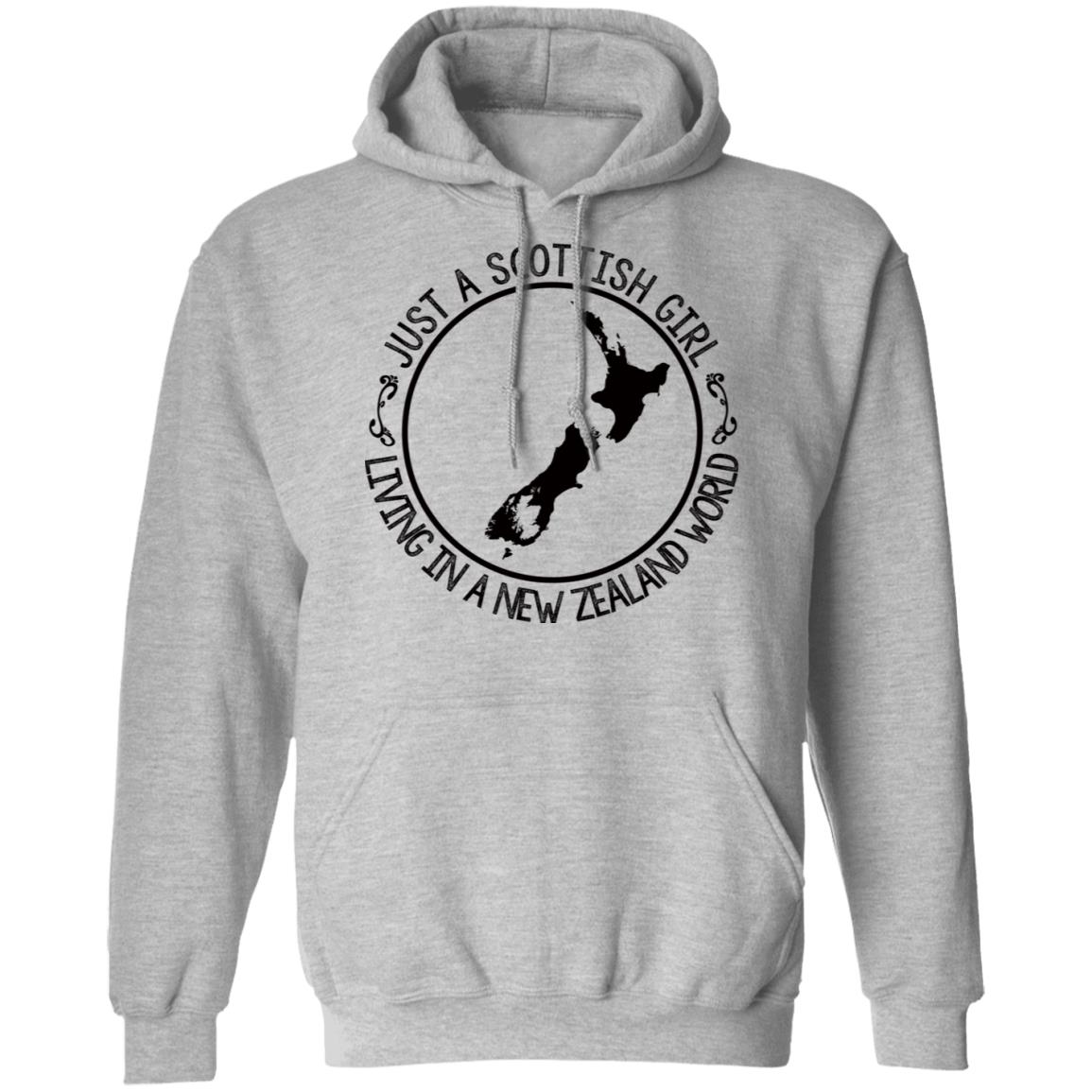 Scottish Girl Living In New Zealand World T-shirt - T-shirt Teezalo