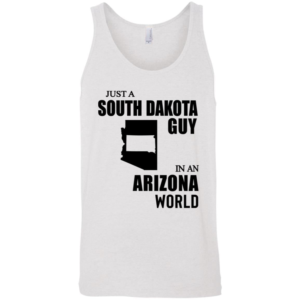 Just A South Dakota Guy In An Arizona World Hoodie - Hoodie Teezalo