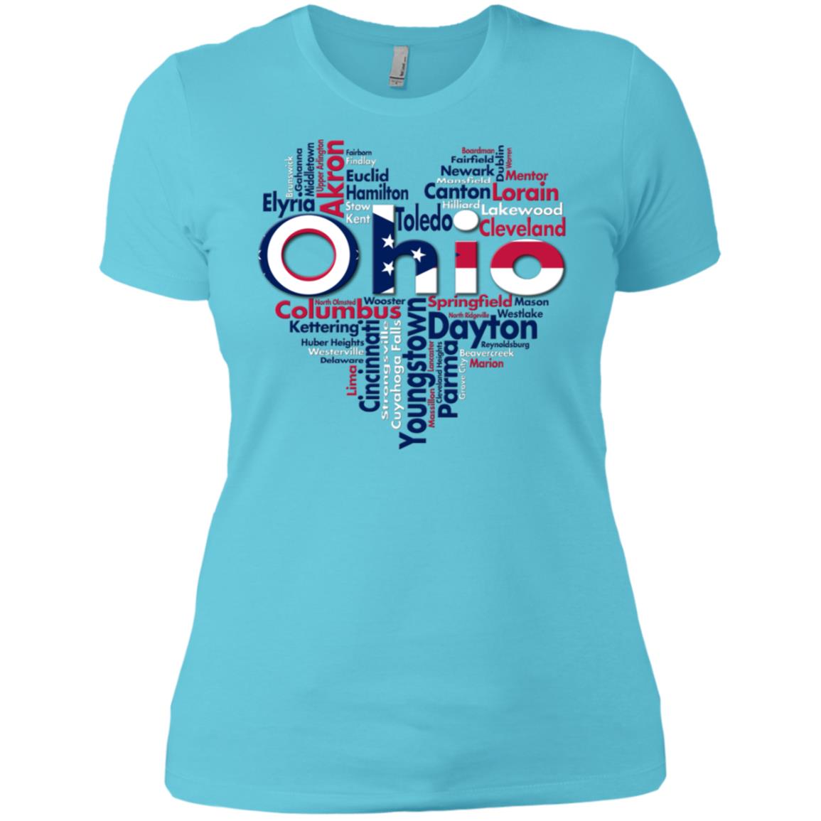Ohio City Heart T-Shirt - T-shirt Teezalo