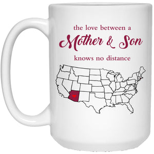 Rhode Island Arizona The Love Between Mother And Son Mug - Mug Teezalo