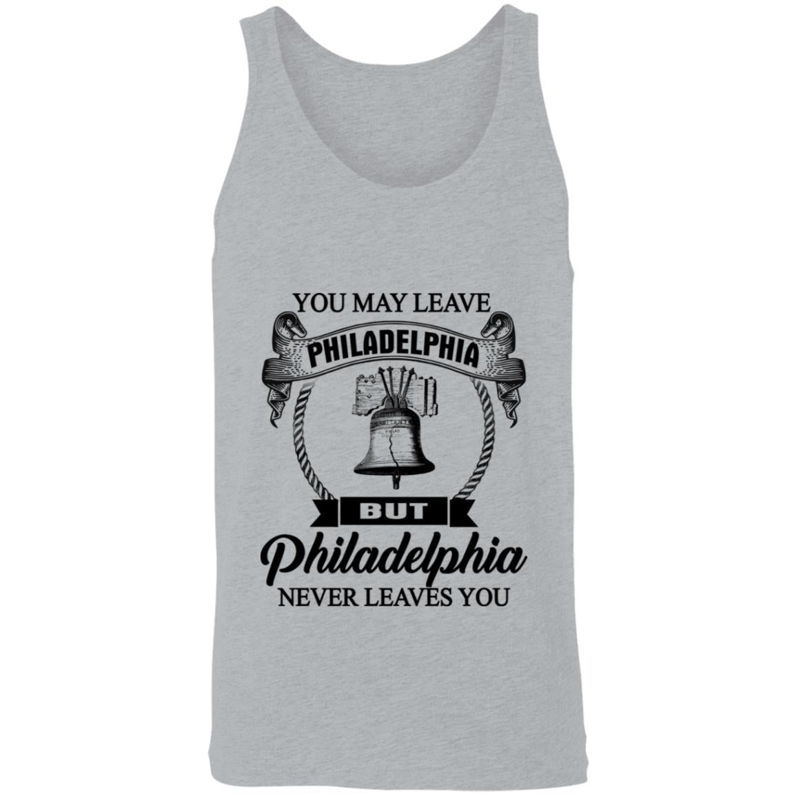 Philadelphia Never Leaves You T-Shirt - T-shirt Teezalo