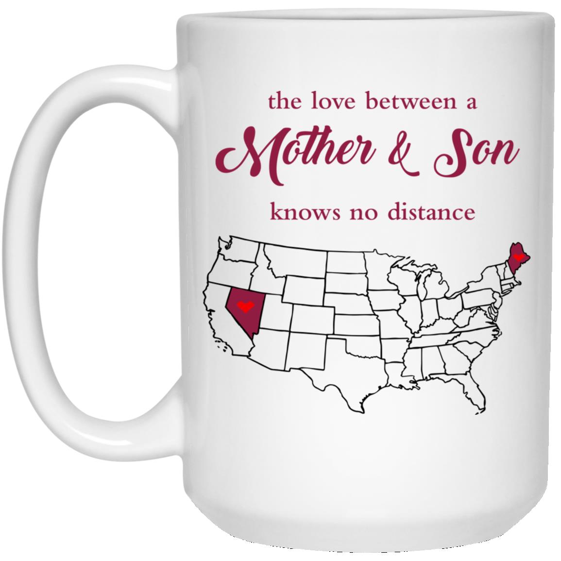 Maine Nevada The Love Between Mother And Son Mug - Mug Teezalo