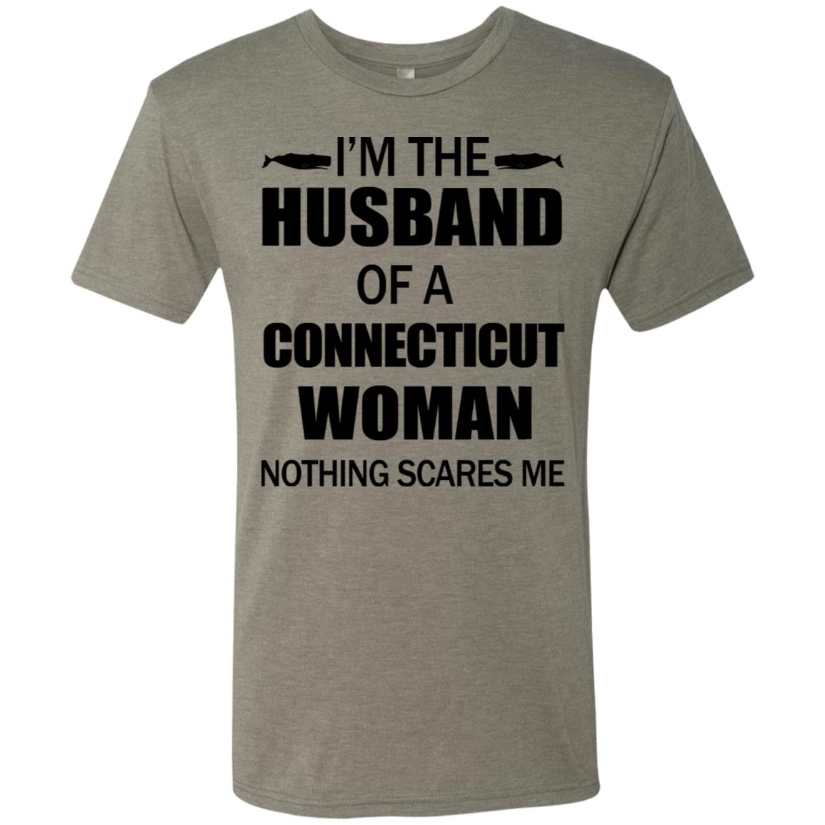 I'm The Husband Of A Connecticut Woman T Shirt - T-shirt Teezalo