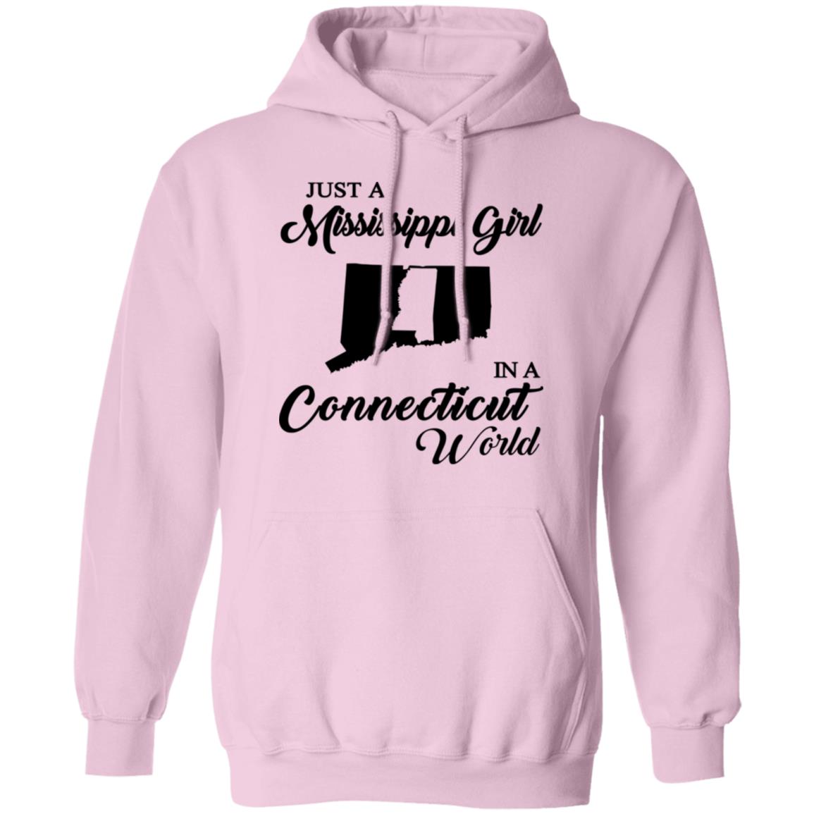 Just A Mississippi Girl In A Connecticut World T-Shirt - T-shirt Teezalo