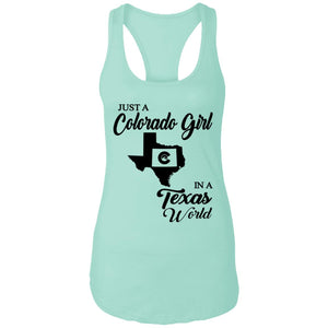 Just A Colorado Girl In A Texas World T-shirt - T-shirt Teezalo