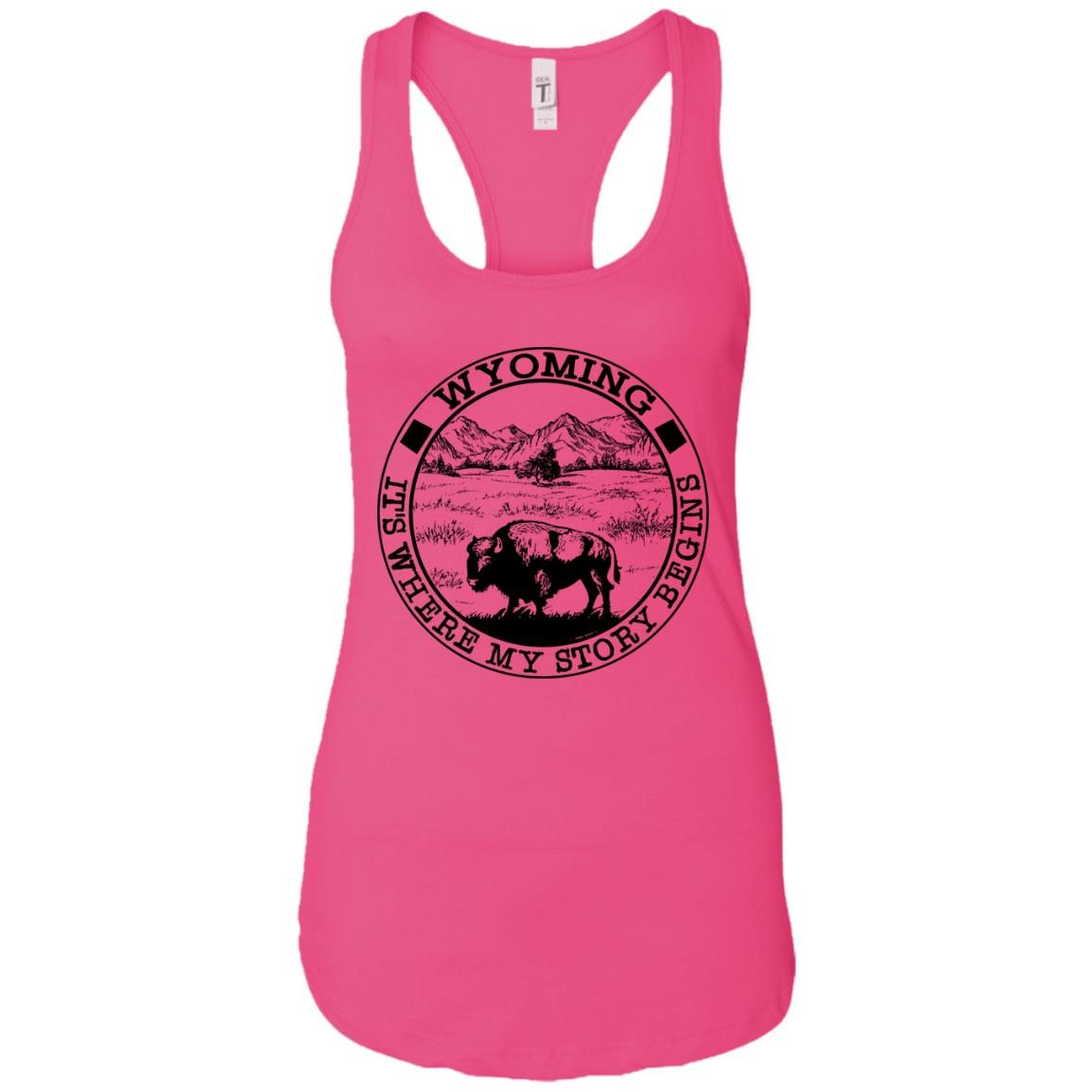 Wyoming It's Where My Story Begins Hoodie - Hoodie Teezalo