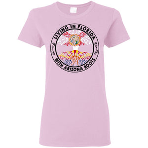 Living In Florida With Arizona Roots T Shirt - T-shirt Teezalo