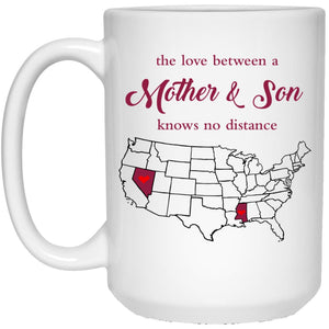 Mississippi Nevada The Love Between Mother And Son Mug - Mug Teezalo
