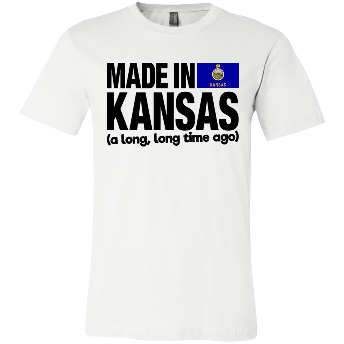 Made In Kansas A Long Long Time Ago T-Shirt - T-shirt Teezalo