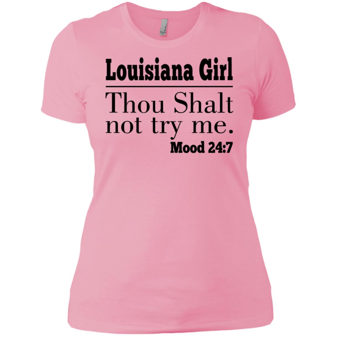 Louisiana Girl Thou Shalt T-Shirt - T-shirt Teezalo