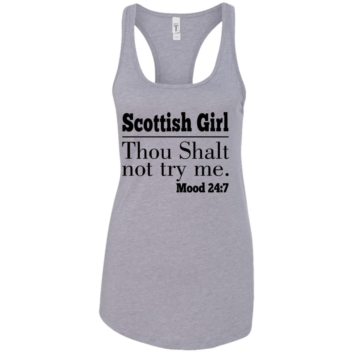 Scottish Girl Thou Shalt Not Try Me T-Shirt - T-shirt Teezalo