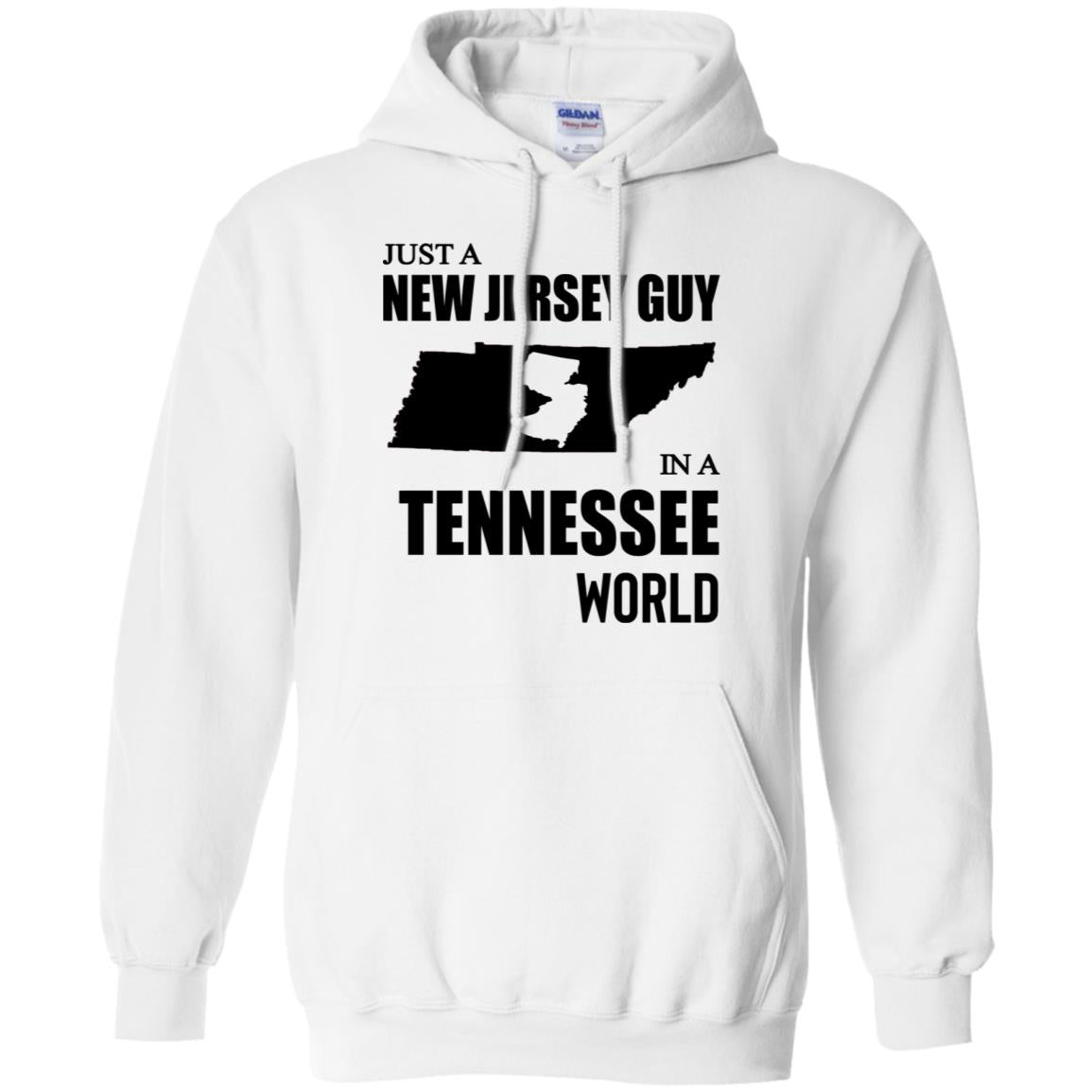 Just A New Jersey Guy In A Tennessee World T-Shirt - T-shirt Teezalo