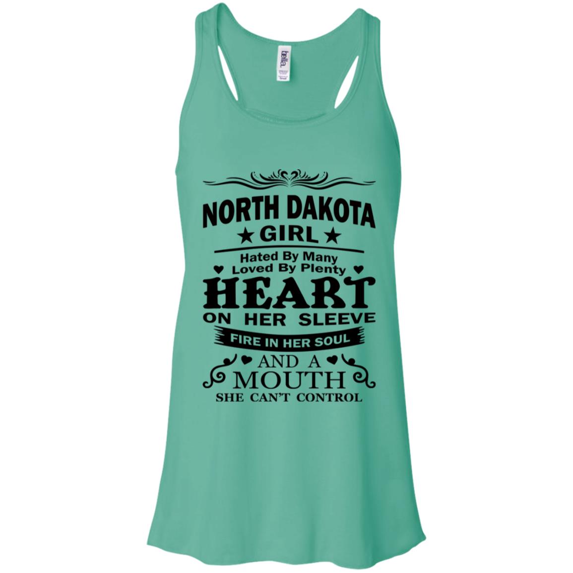 North Dakota Girl Hated By Many Loved By Plenty Hoodie - Hoodie Teezalo