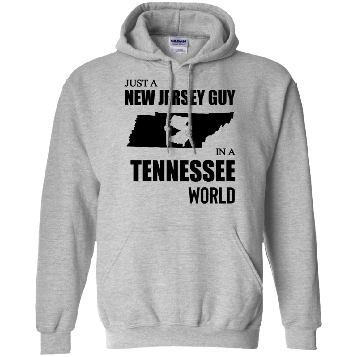 Just A New Jersey Guy In A Tennessee World T-Shirt - T-shirt Teezalo